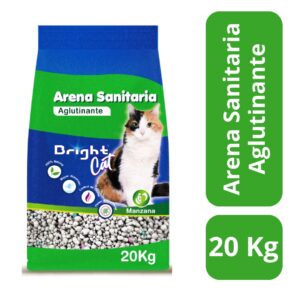 BRIGHT ARENA SANITARIA 20  KILOS AROMA MANZANA (1 SACO)