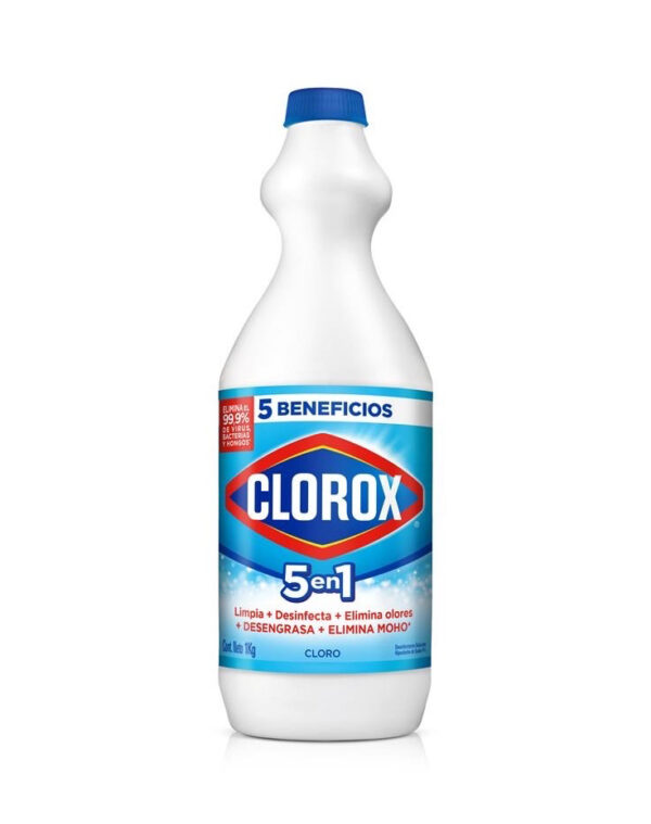 CLOROX TRADICIONAL  1LT  5 EN 1 (15.UNIDADES)