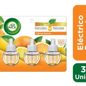 AIR WICK ACEITE NATURAL CITRUS X 3 (6.UNIDADES)