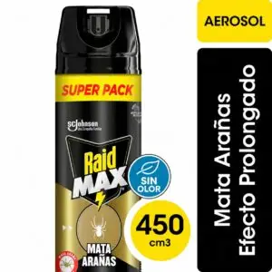 RAID MAX MATA ARAÑAS SIN OLOR 450ML (12.UNIDADES)