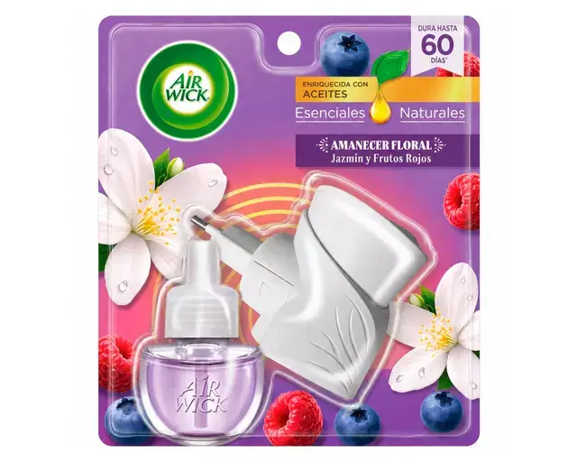 AIR WICK ELECTRICO APARATO X 1 +1 REPUESTO FLORAL (12 UNIDADES )